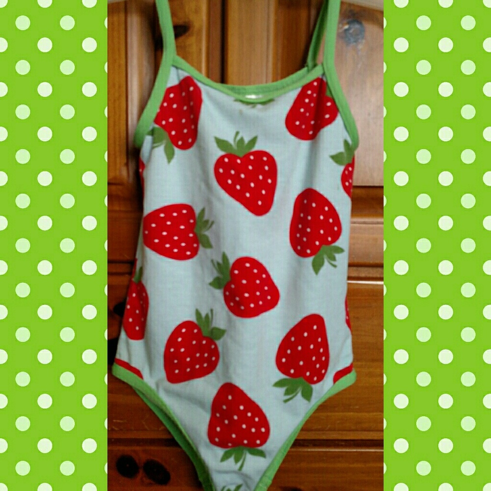 Girls Mini Boden One Piece Swimsuit 5Y 6Y